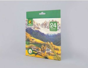 مداد رنگی ممتاز ۲۴ رنگ مقوایی الفانت